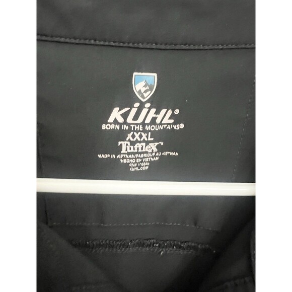 KUHL Tufflex Renegade Blackout Shirt Mens 2XL Short Sleeve Button Up Performance - Picture 4 of 8